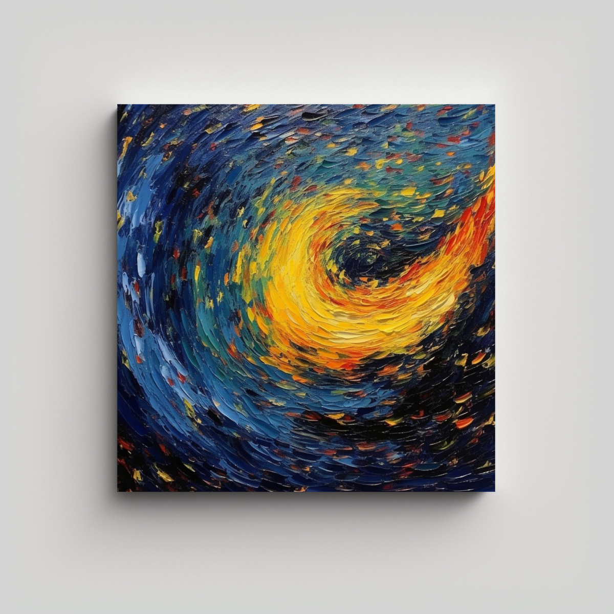CUADRO INSPIRACIÓN ESTILO VAN GOGH PARA 100X100 CM - 1