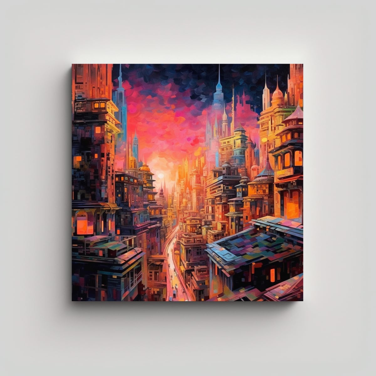 PINTURAS DE DECORACIÓN DE ALTA CALIDAD CON 100X100 CM - 1