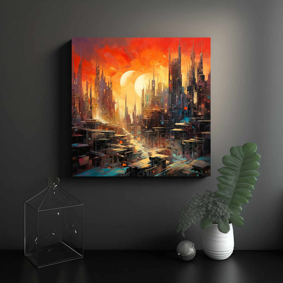 CUADROS ARTE PARED FOTOGRAFÍA VISIÓN MAESTRO 90X90 CM - 2