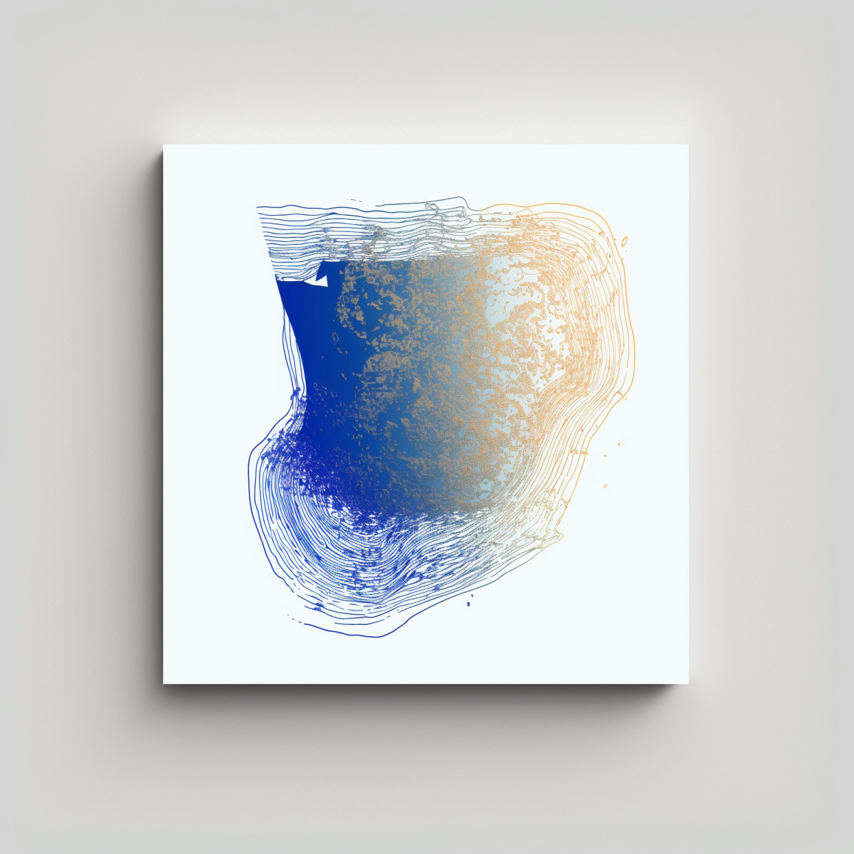 PINTURAS DE DECORACIÓN CON ZORROS EN ARTE 90X90 CM - 1