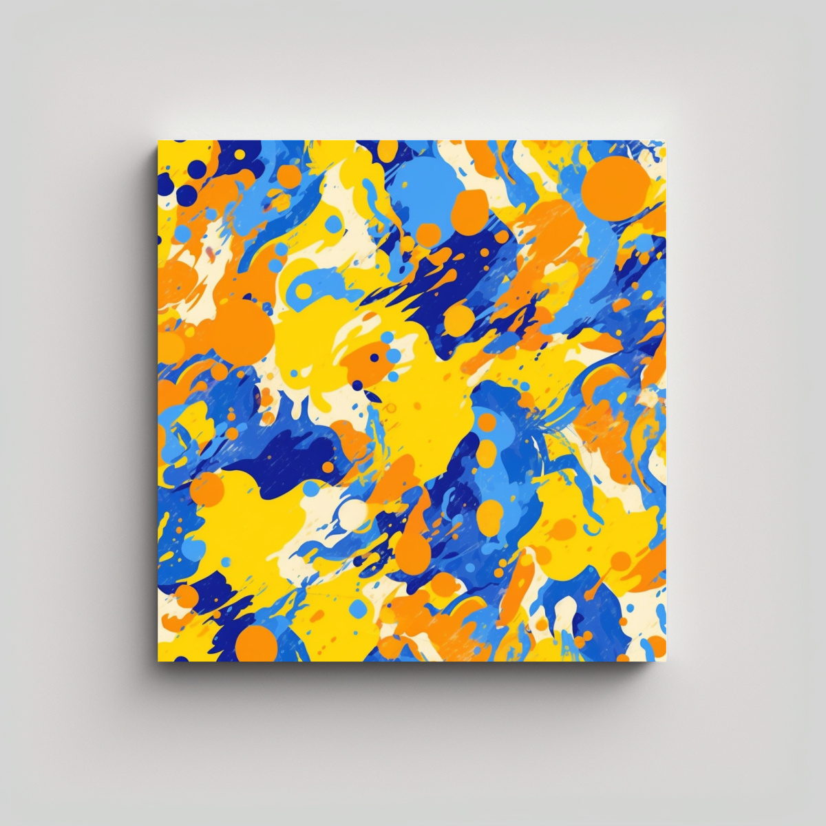 PINTURA DE DECORACIÓN MODERNA CON PATRÓN DE 20X20 CM - 1