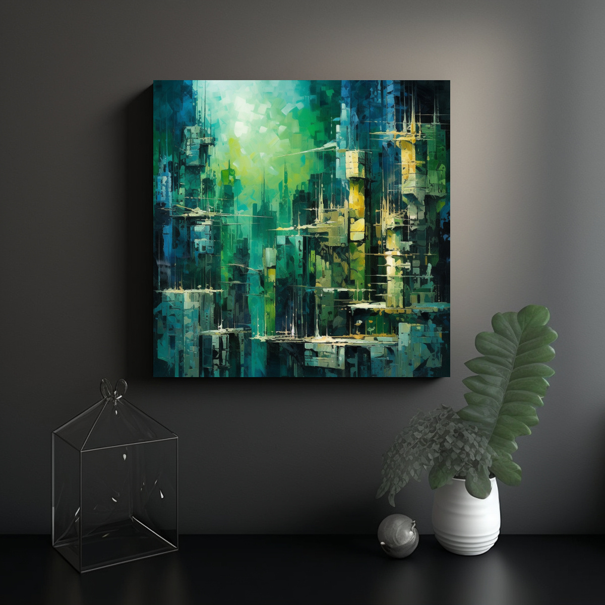 PINTURAS DECORATIVAS DEL MUNDO: TU VISIÓN 50X50 CM - 2