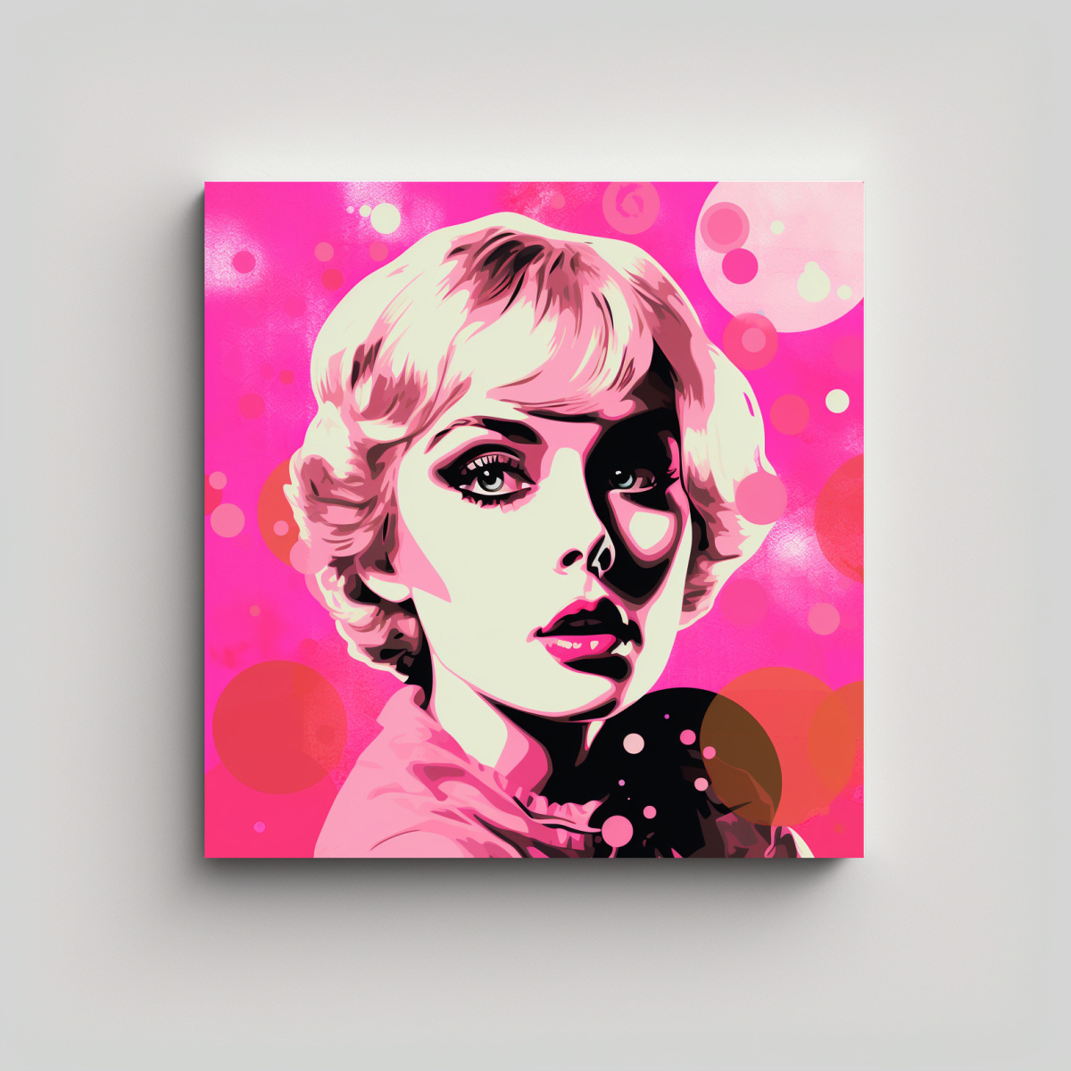 PINTURAS DE DECORACIÓN DE ARTE POP DE ALTA 30X30 CM - 1
