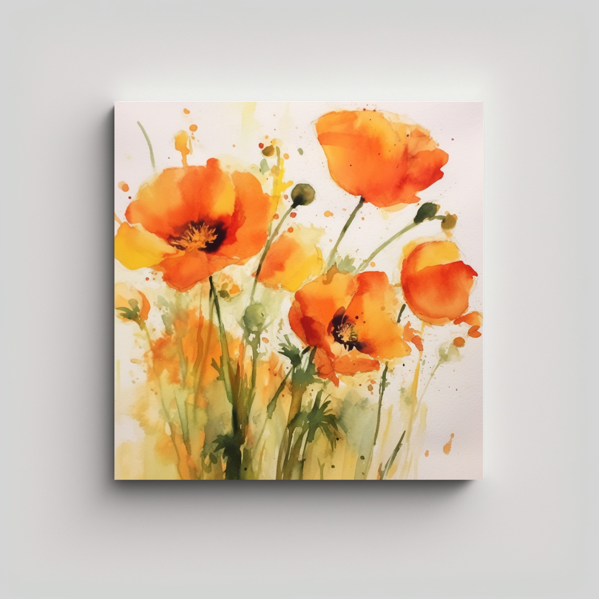 PINTURAS DECORATIVAS DE ARTE DE PARED CON 80X80 CM - 1