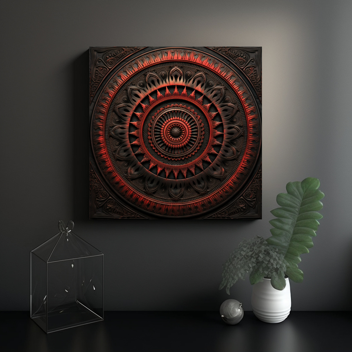 CUADRO DECORATIVO DE ARTE FINO FOTOGRAFÍA: 90X90 CM - 2