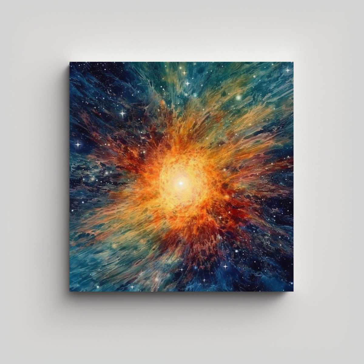 PINTURAS DECORATIVAS ESTILO ABSTRACTO DE REGALO 30X30 CM - 1