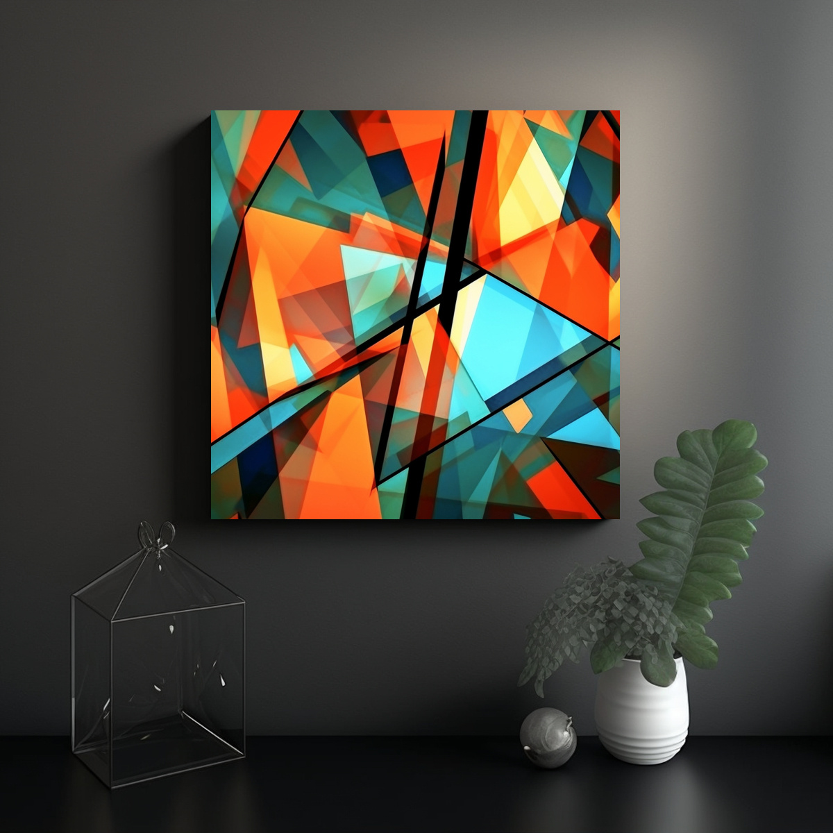 FONDO DE PANTALLA ABSTRACTO DE ACUARELA EN 80X80 CM - 2