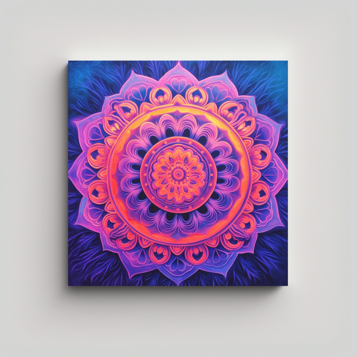 CUADROS DECORATIVOS ESTILO GALERÍA: MANDALAS 80X80 CM - 1