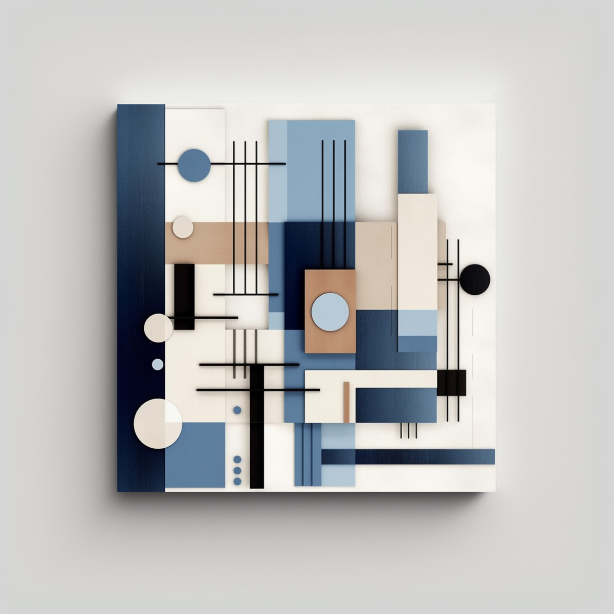 PINTURAS DECORATIVAS MINIMALISTAS INSPIRADAS EN 60X60 CM - 1