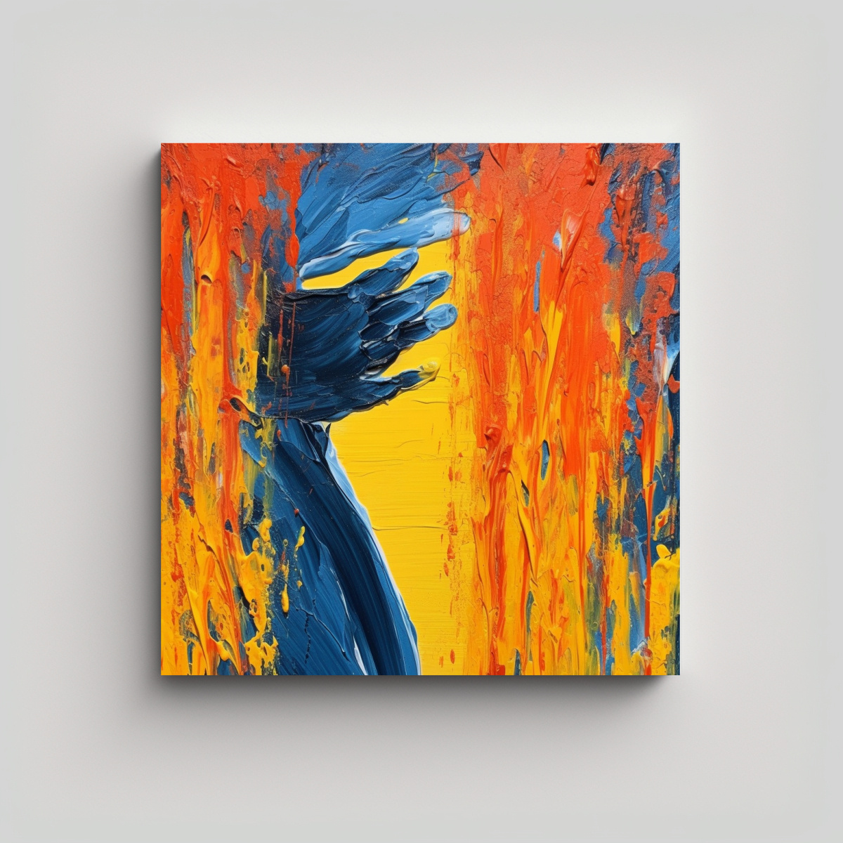 PINTURA DECORATIVA: UTOPÍA SIN DOLOR NI 50X50 CM - 1