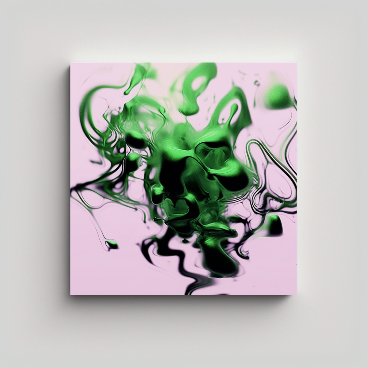 CUADRO ARTE PINTURA TELA ABSTRACTA VITALIDAD 90X90 CM - 1