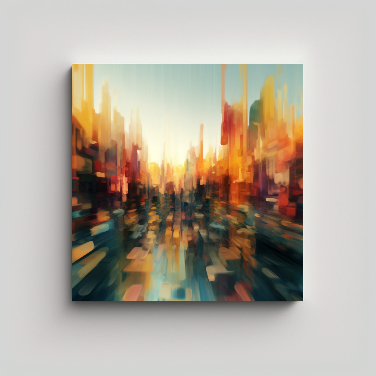 PINTURAS EN LIENZO CALIDAD ALTA CON FONDO 20X20 CM - 1