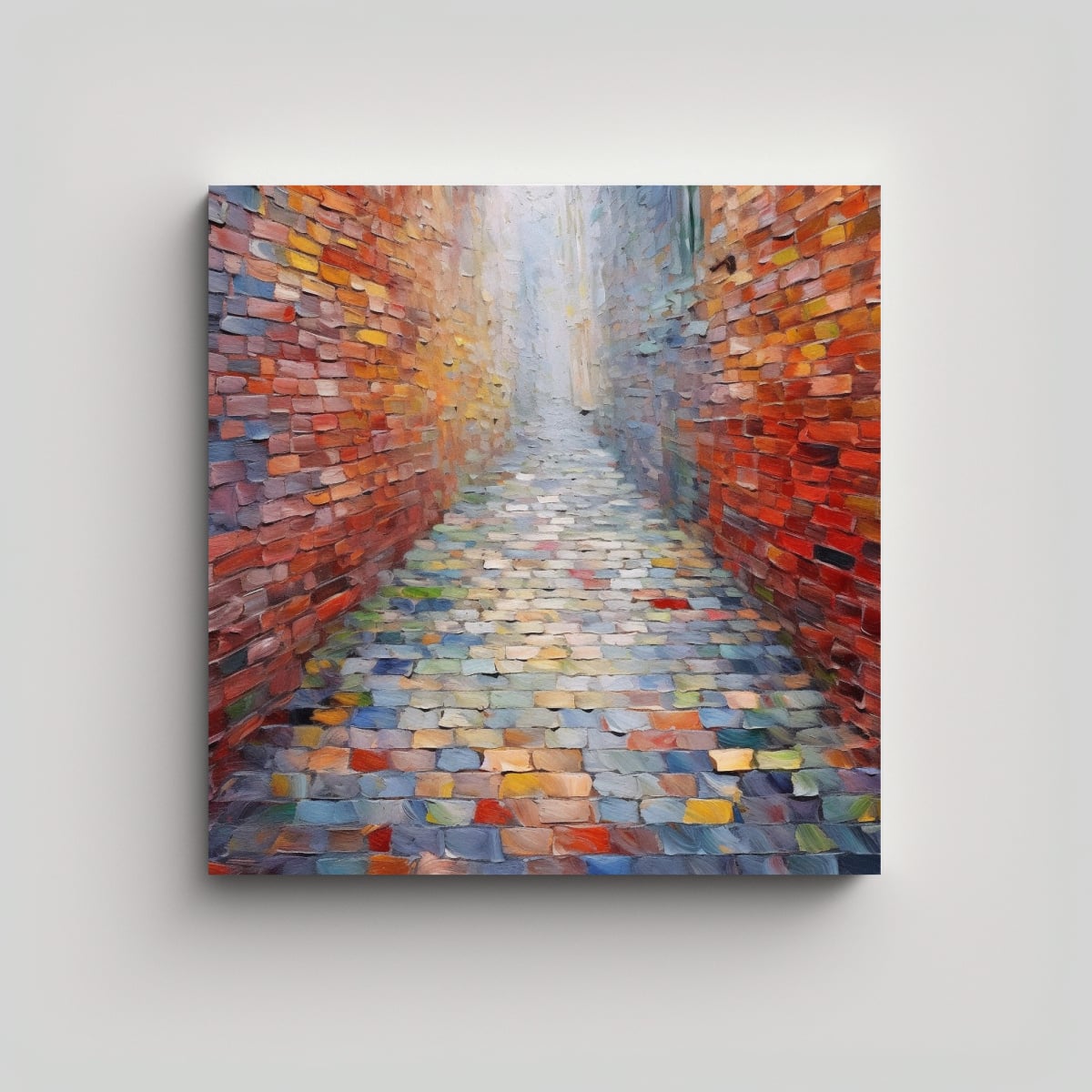 CUADRO MODERNO RELIEVE MOSAICO CUADRADO 20X20 CM - 1