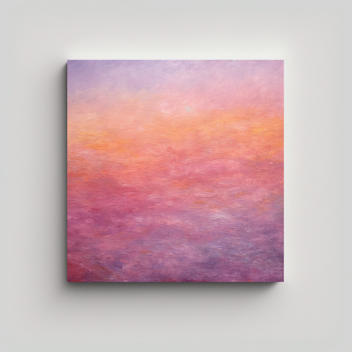 CUADRO DECORATIVO REFLEJO MONET TRANSICIÓN SUAVE 20X20 CM - 1