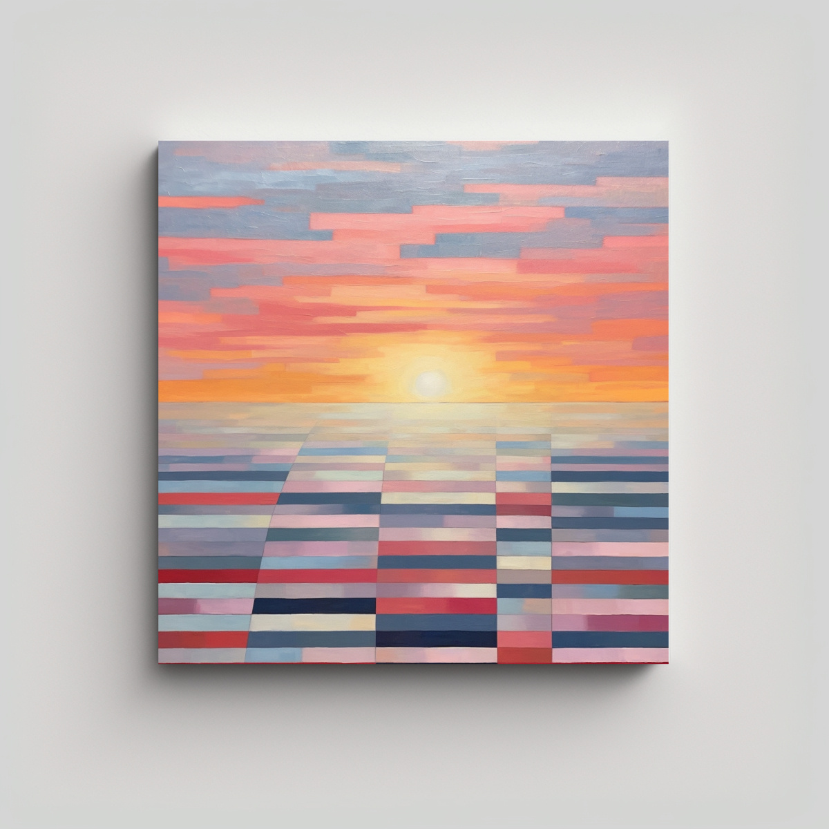 CUADRO MINIMALISTA MODERNO EN ACRÍLICO SOBRE 90X90 CM - 1