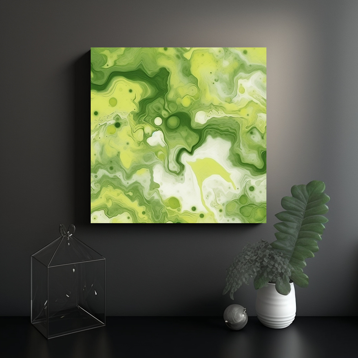 PINTURAS DECORATIVAS DE MÁRMOL LIMA, 50X50 CM - 2