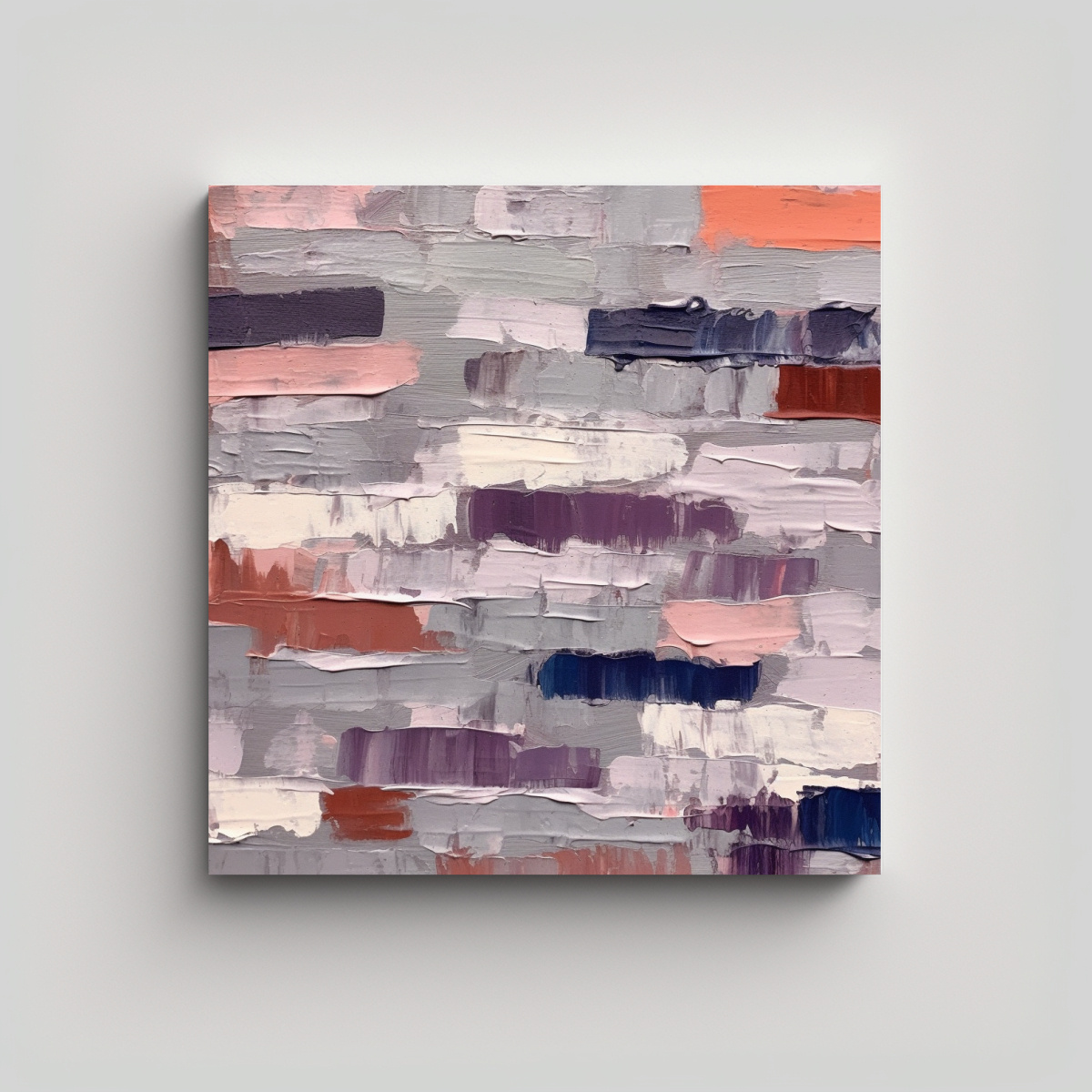 OBRA ARTE MODERNA MINIMALISTA: CUADRO DINÁMICO 30X30 CM - 1
