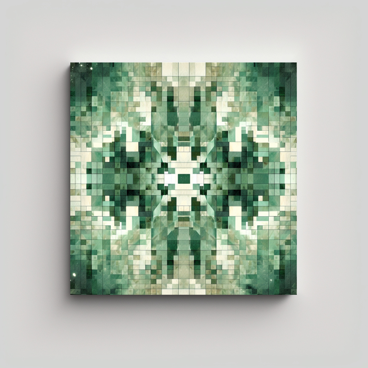 PINTURA URBANA MINIMALISTA: ARTE DE PARED PIXEL 60X60 CM - 1