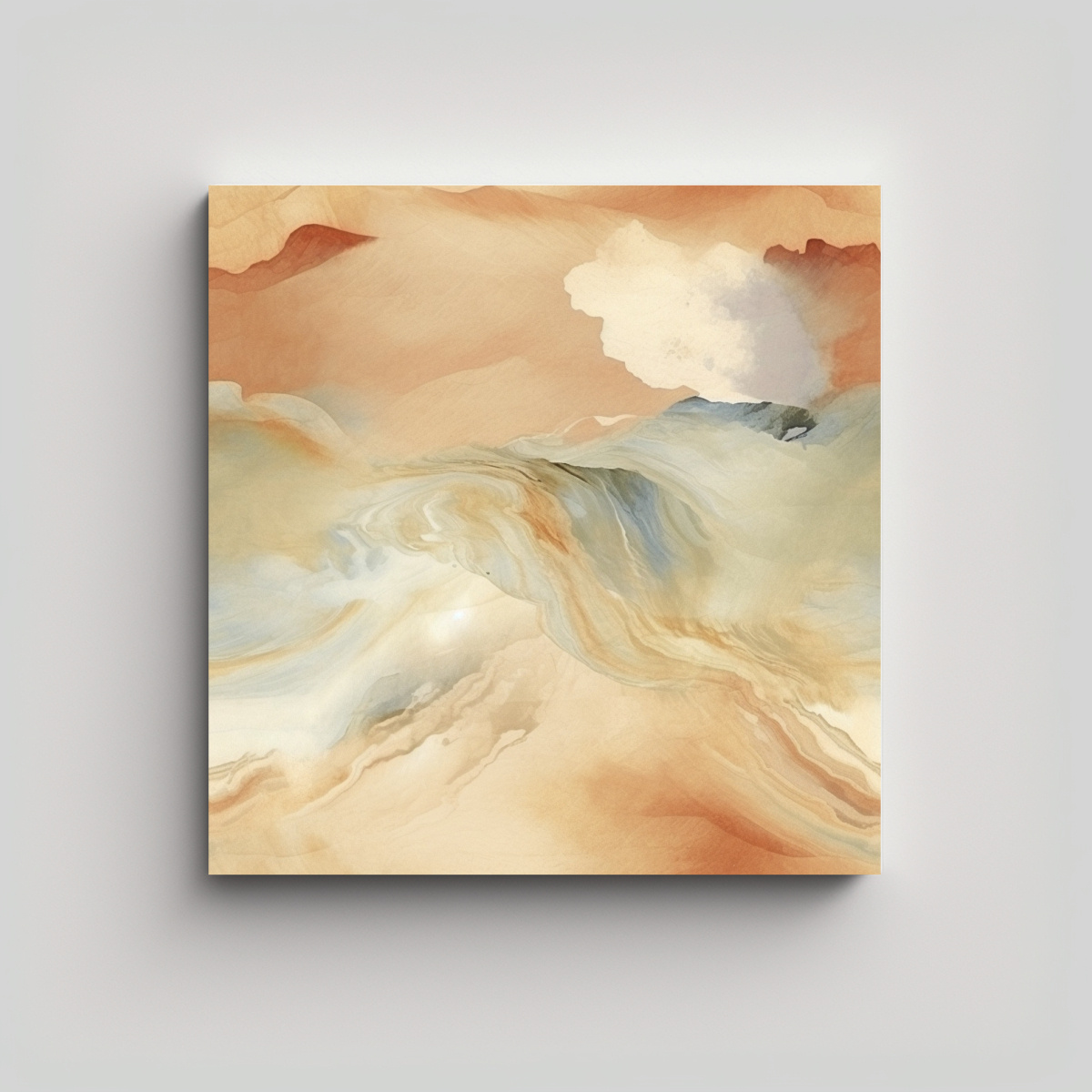 PAPEL PINTADO A RAYAS EN TONOS BEIGE Y TAN PARA 30X30 CM - 1