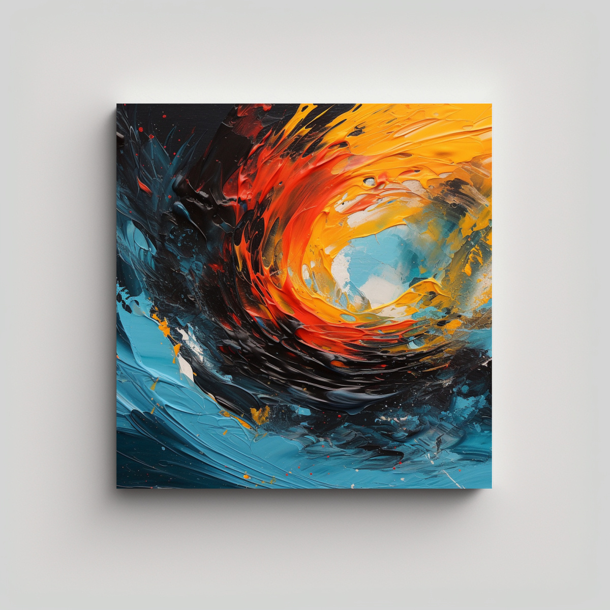 PINTURAS DECORATIVAS EN ESTILO ACRÍLICO DE FORMA 30X30 CM - 1