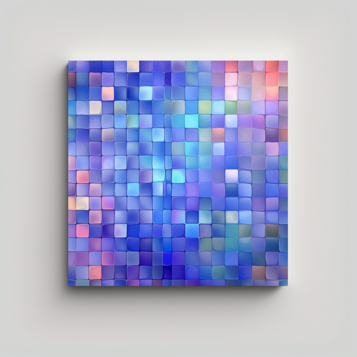CUADROS DECORATIVOS ESTILO DIGITAL CON LÍNEAS 20X20 CM - 1