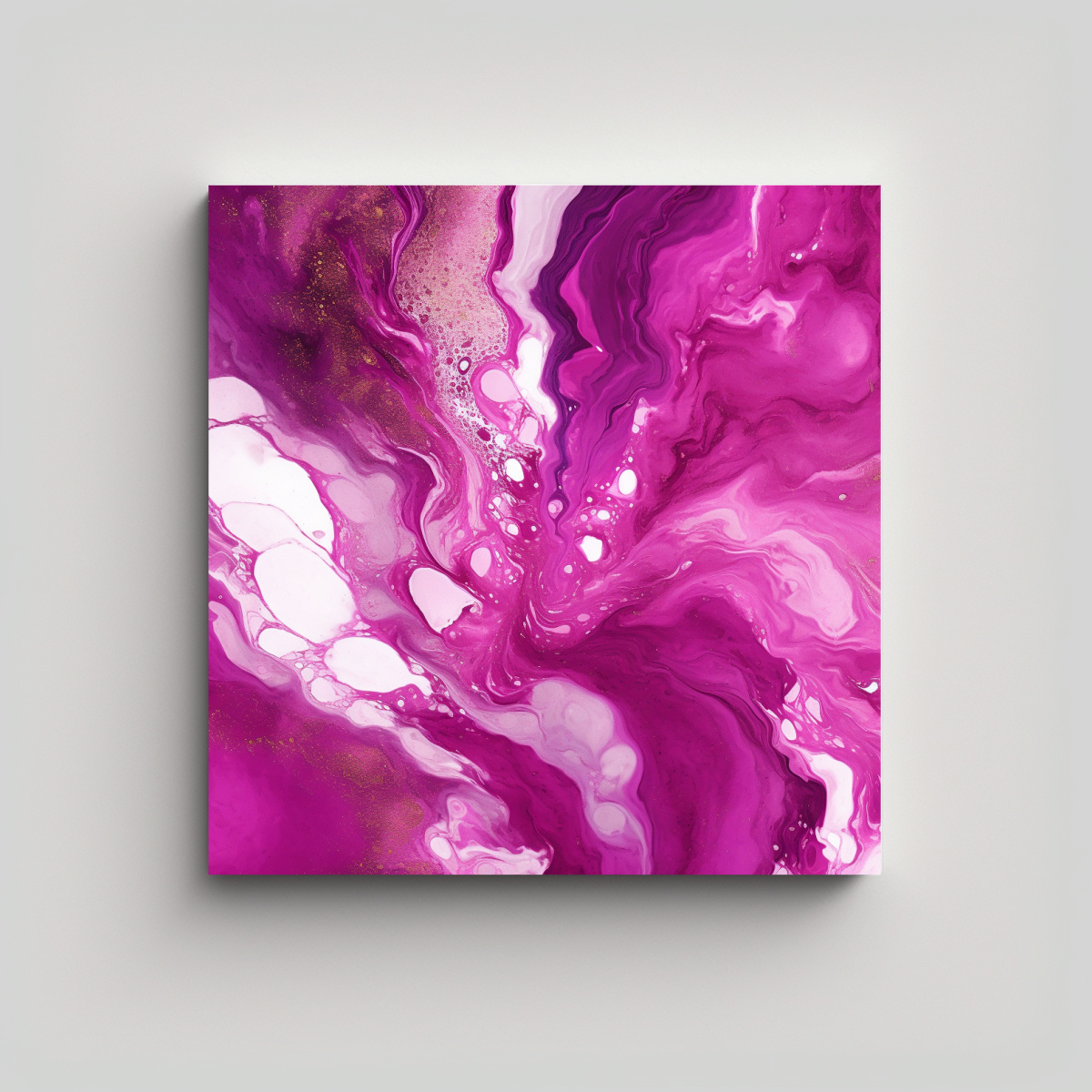 PINTURAS DECORATIVAS DE TEXTURA DE MÁRMOL MAGENTA 70X70 CM - 1