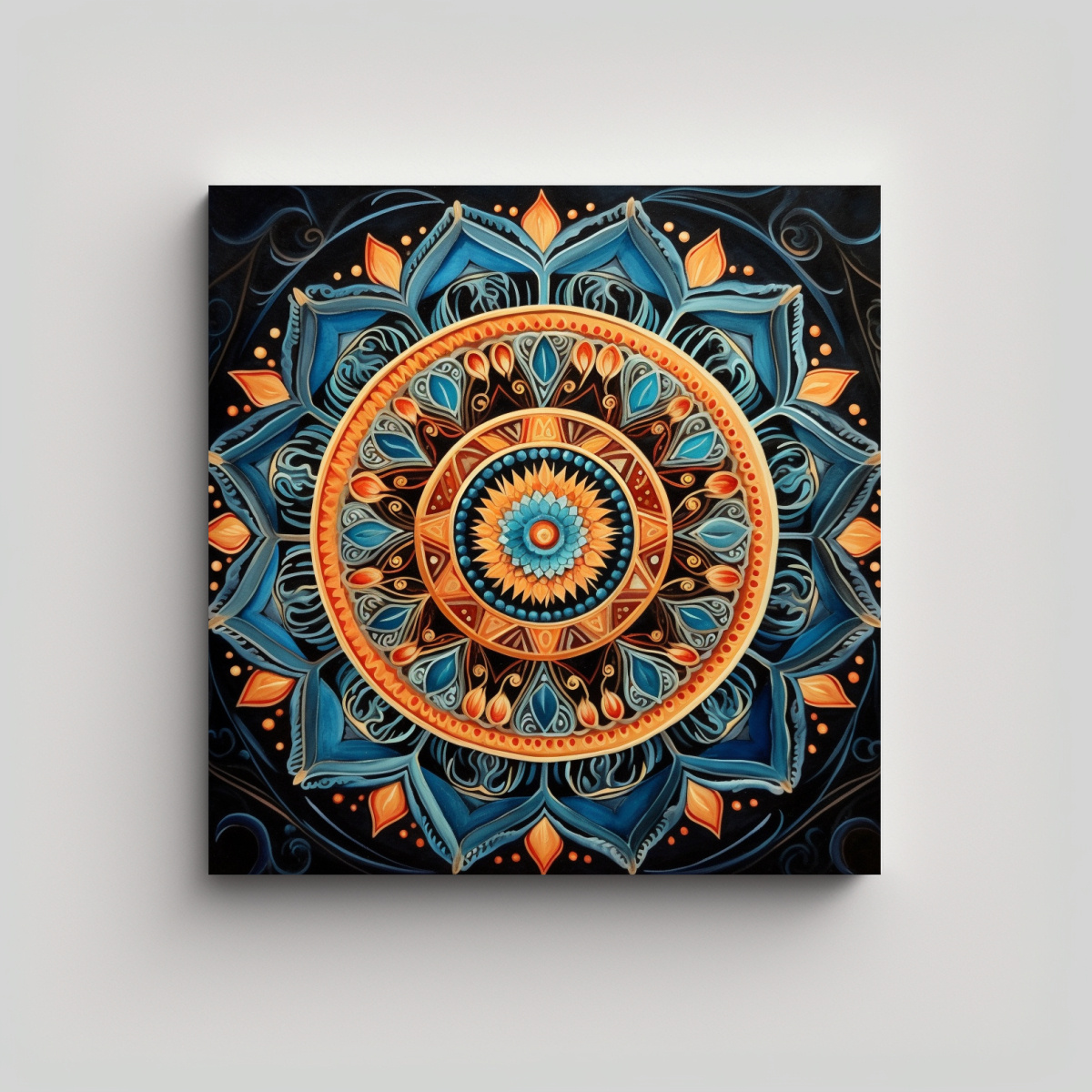 PINTURAS DE DECORACIÓN ENIGMÁTICAS CON MANDALAS 50X50 CM - 1