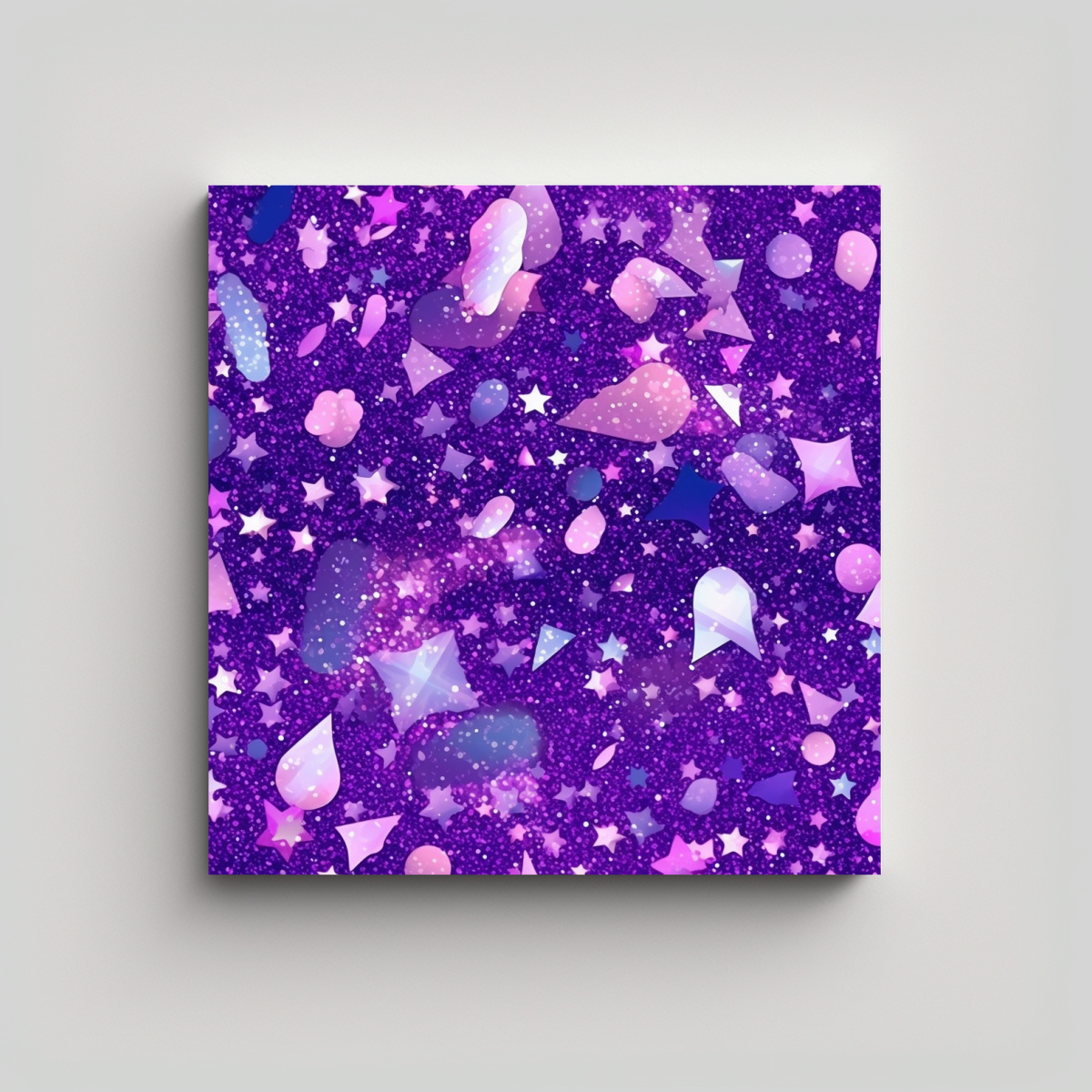PATRÓN BRILLANTE DE ALEGRÍA MELÓDICA CON 90X90 CM - 1