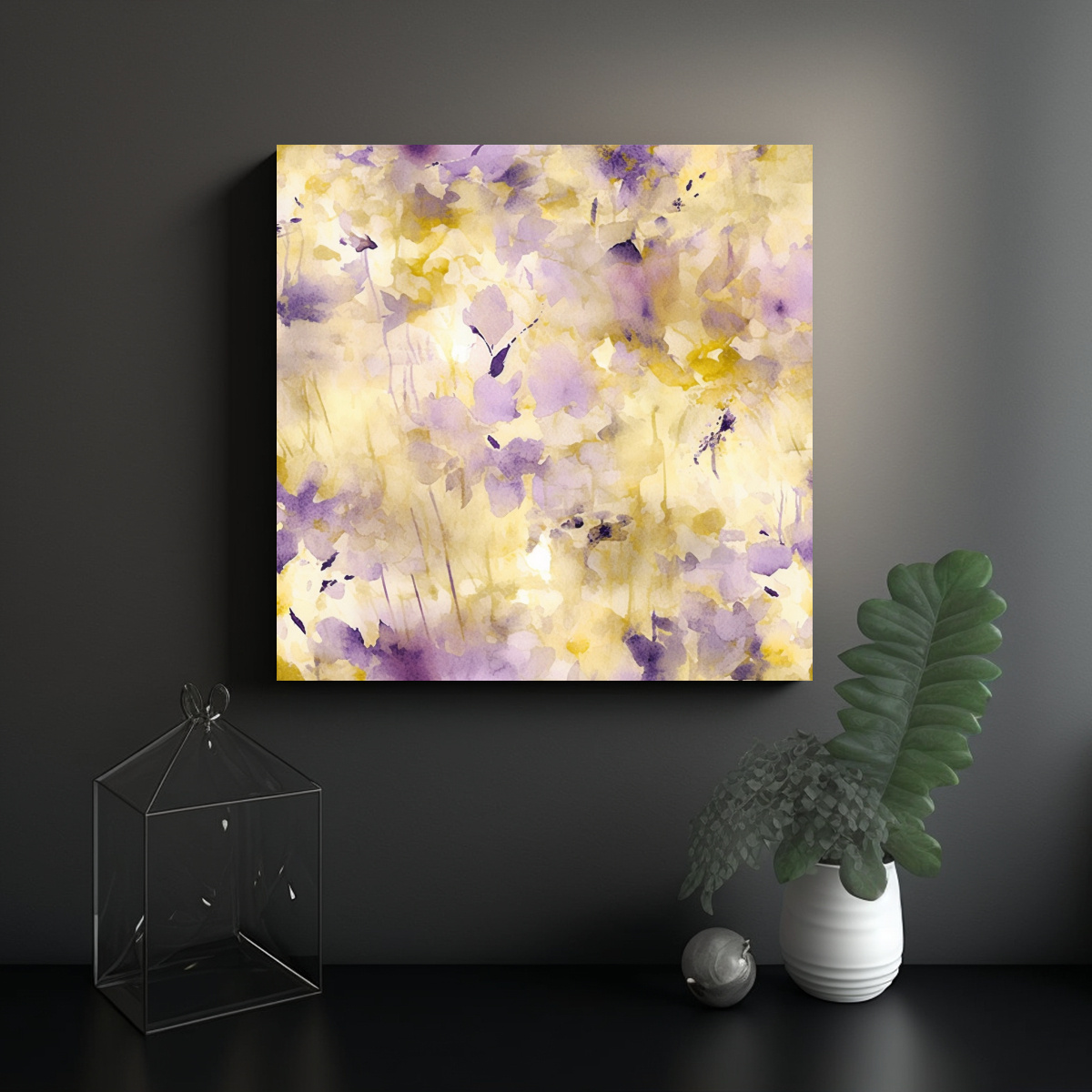CUADROS DE NATURALEZA VIVA AL ESTILO DE TONOS 100X100 CM - 2