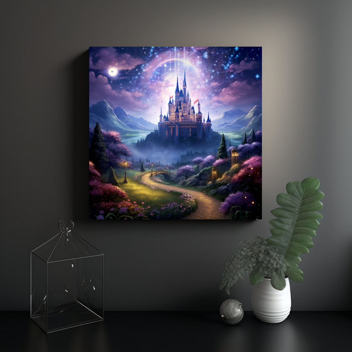 PINTURAS DE DECORACIÓN SURREALISTA INSPIRADAS EN 90X90 CM - 2