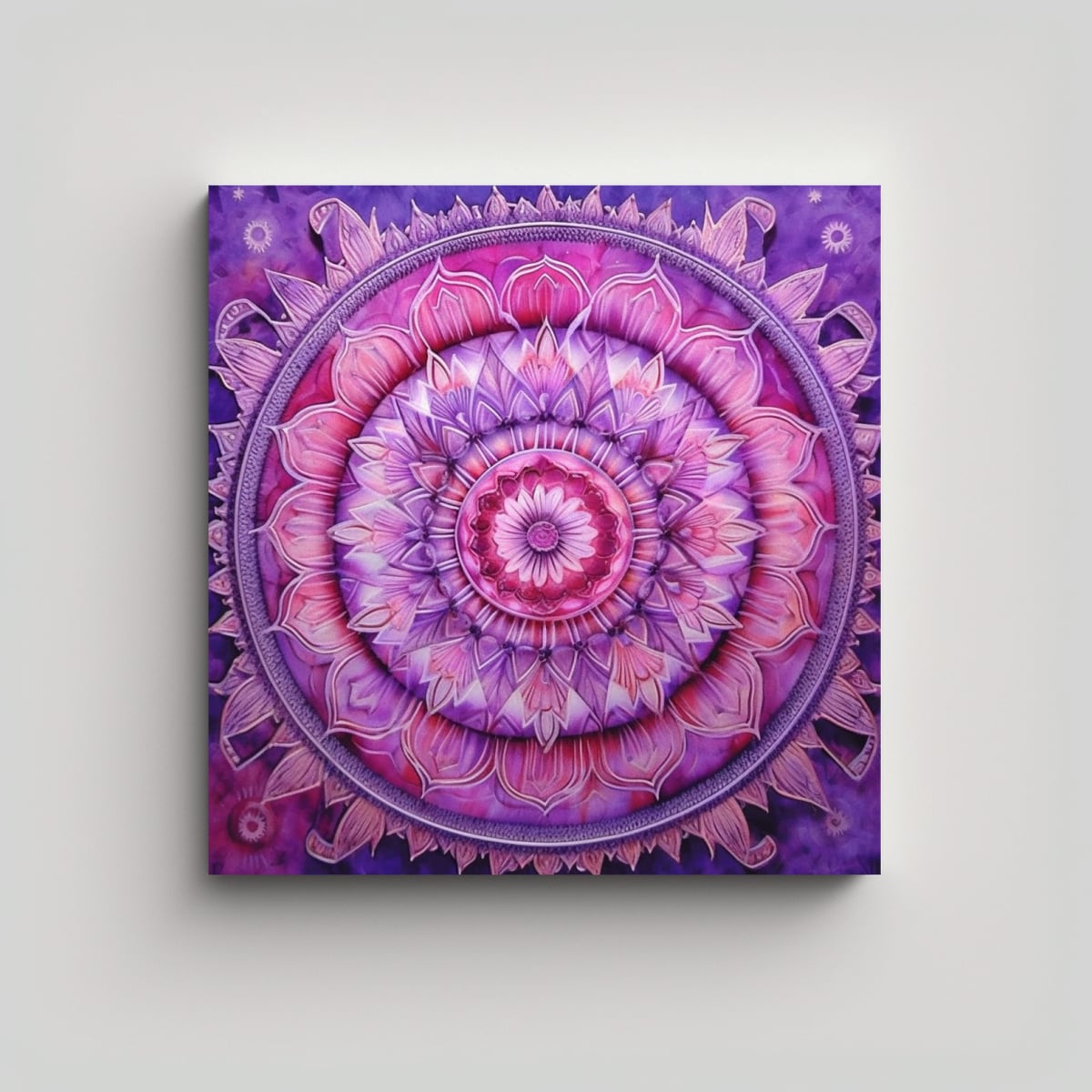 PINTURAS DECORATIVAS INSPIRADAS EN MANDALAS 60X60 CM - 1