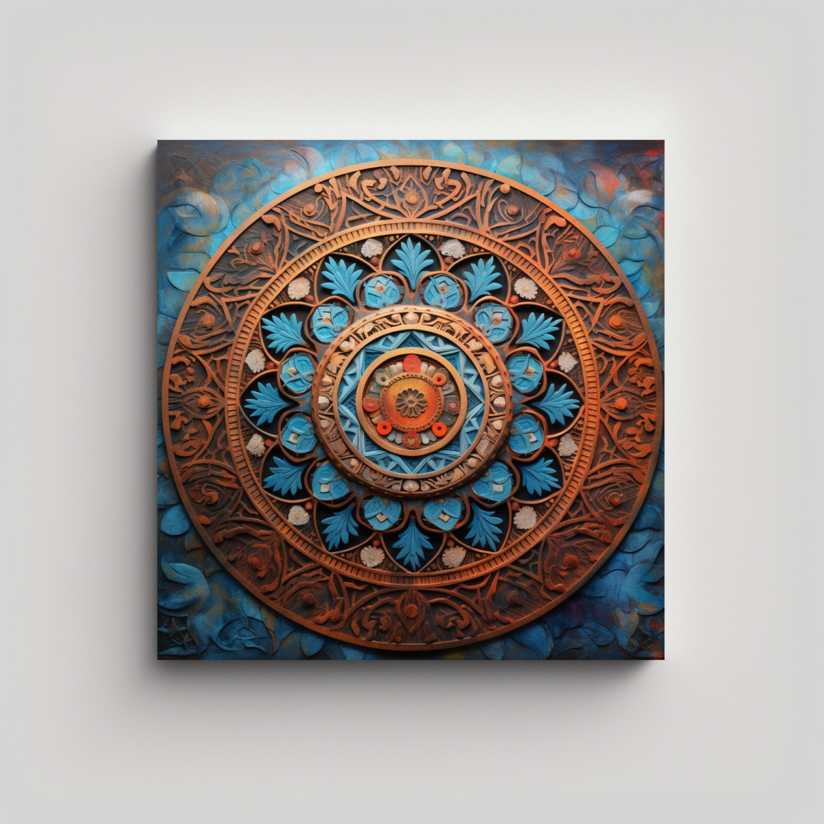 PINTURAS DECORATIVAS CON TEMÁTICA ESTRELLADA Y 70X70 CM - 1