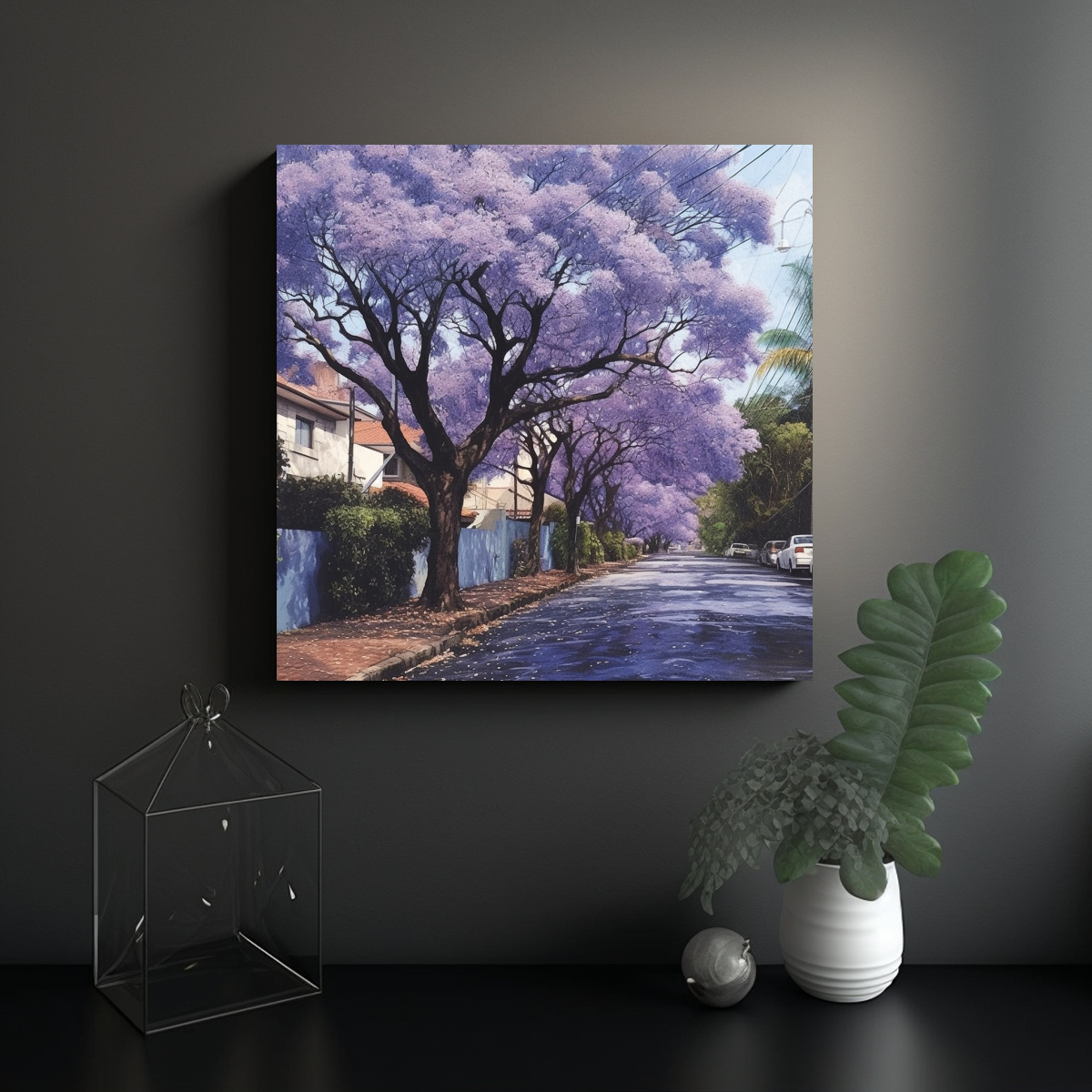 PINTURAS EN BASTIDOR PARA DECORAR INTERIORES CON 40X40 CM - 2