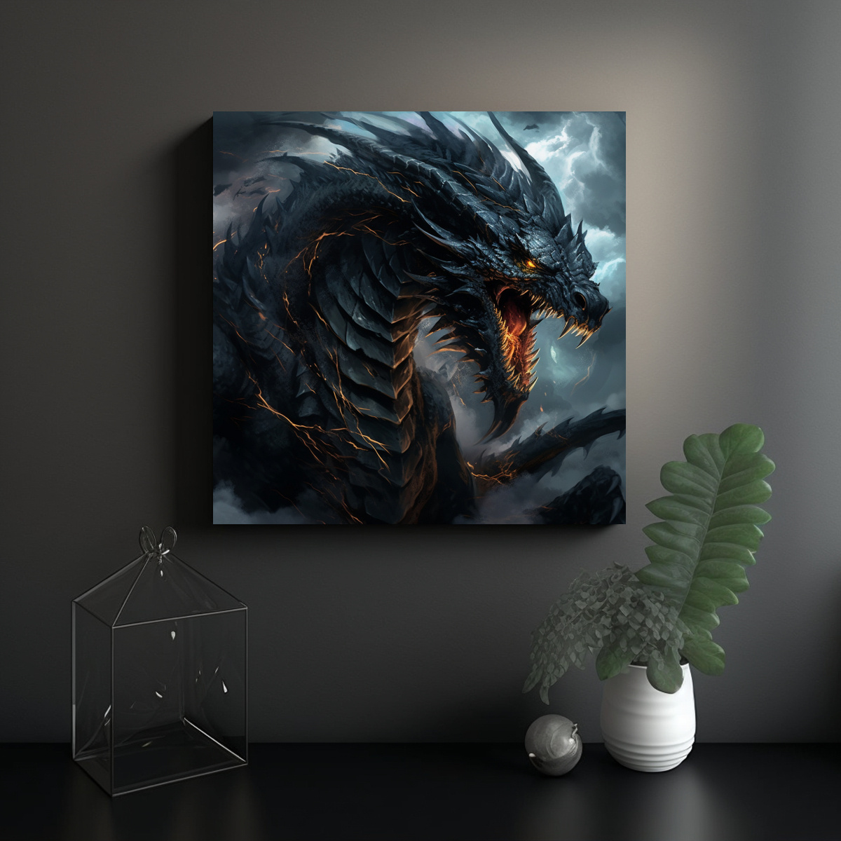 CUADRADO ESPACIO: PINTURAS DE ARTE FINO CON 90X90 CM - 2