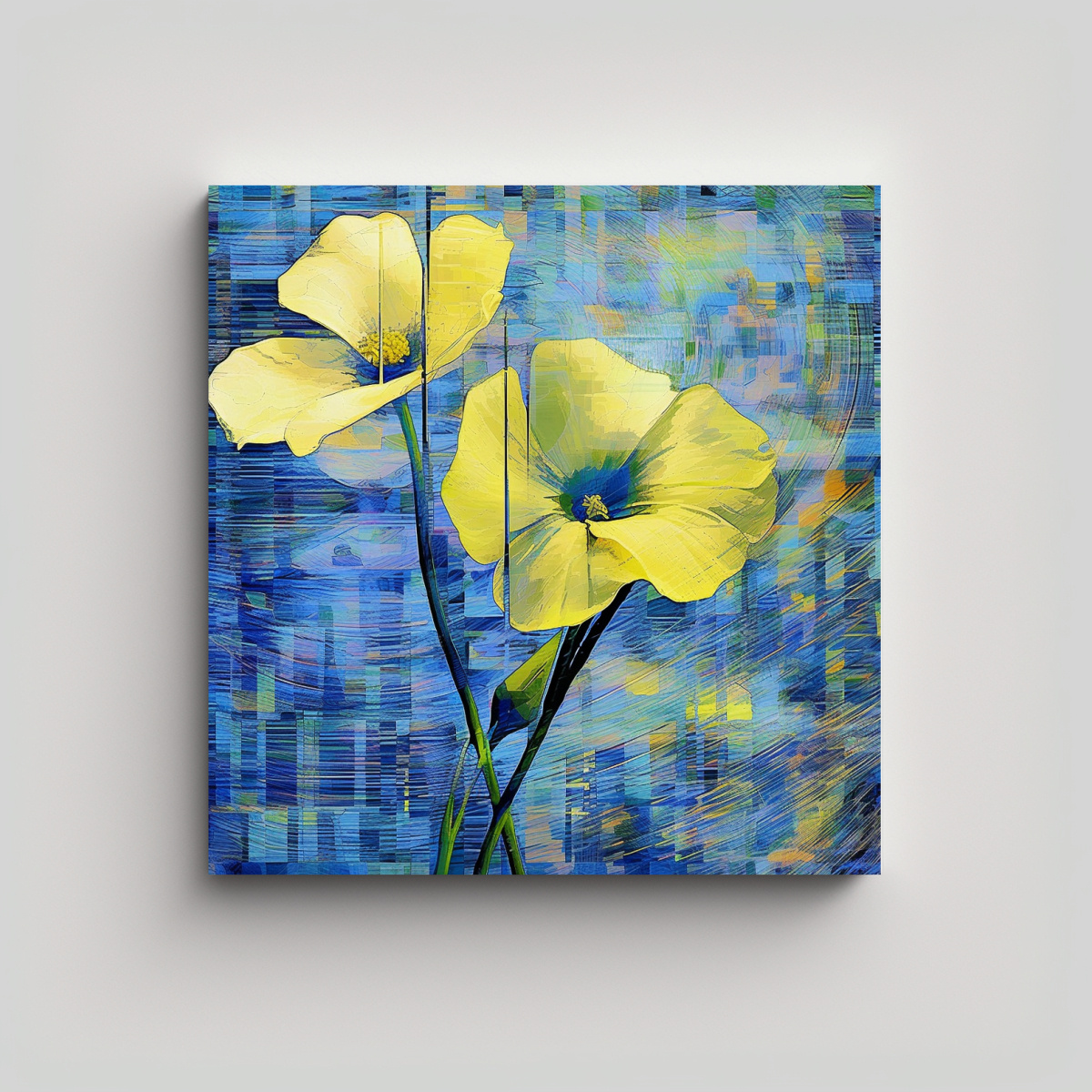 PINTURAS DECORATIVAS DE ARTE GRÁFICO DADAÍSMO 30X30 CM - 1