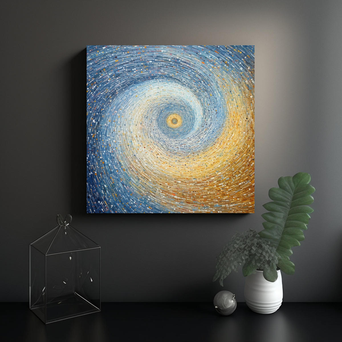 PINTURAS DE DECORACIÓN CELESTIAL INSPIRADORA: 60X60 CM - 2