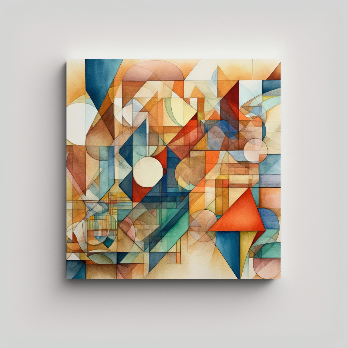 PINTURAS DECORATIVAS DE VIDA ABSTRACTA 30X30 CM - 1
