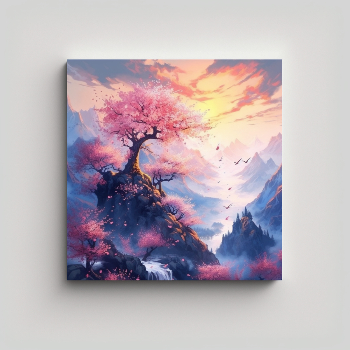PINTURAS DECORATIVAS DE NATURALEZA VIVA EN 100X100 CM - 1
