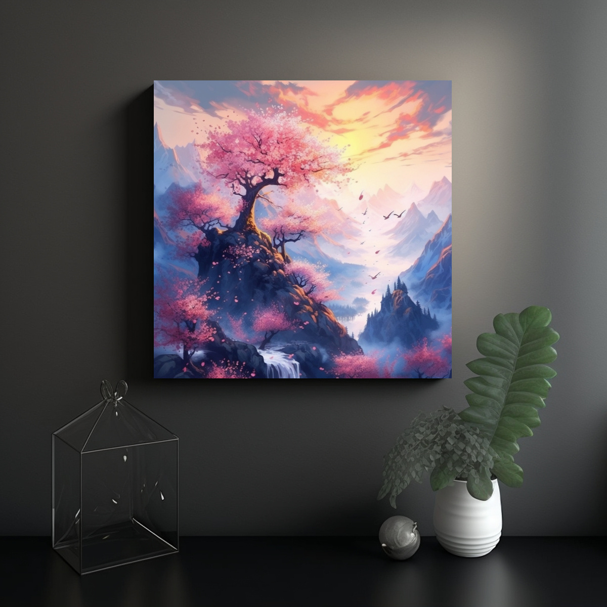 PINTURAS DECORATIVAS DE NATURALEZA VIVA EN 100X100 CM - 2