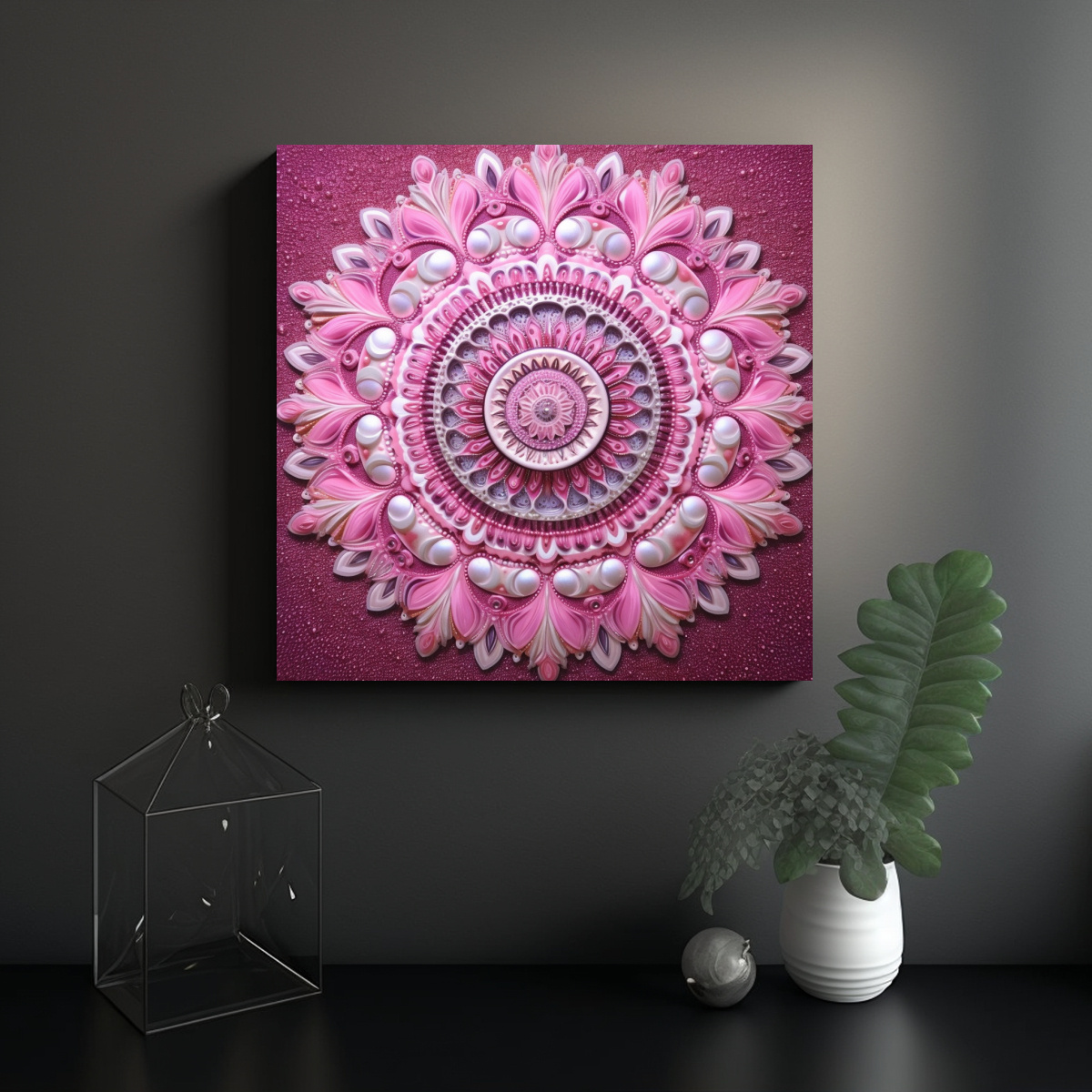 CUADROS DECORATIVOS CANVA TONOS VISUAL 20X20 CM - 2