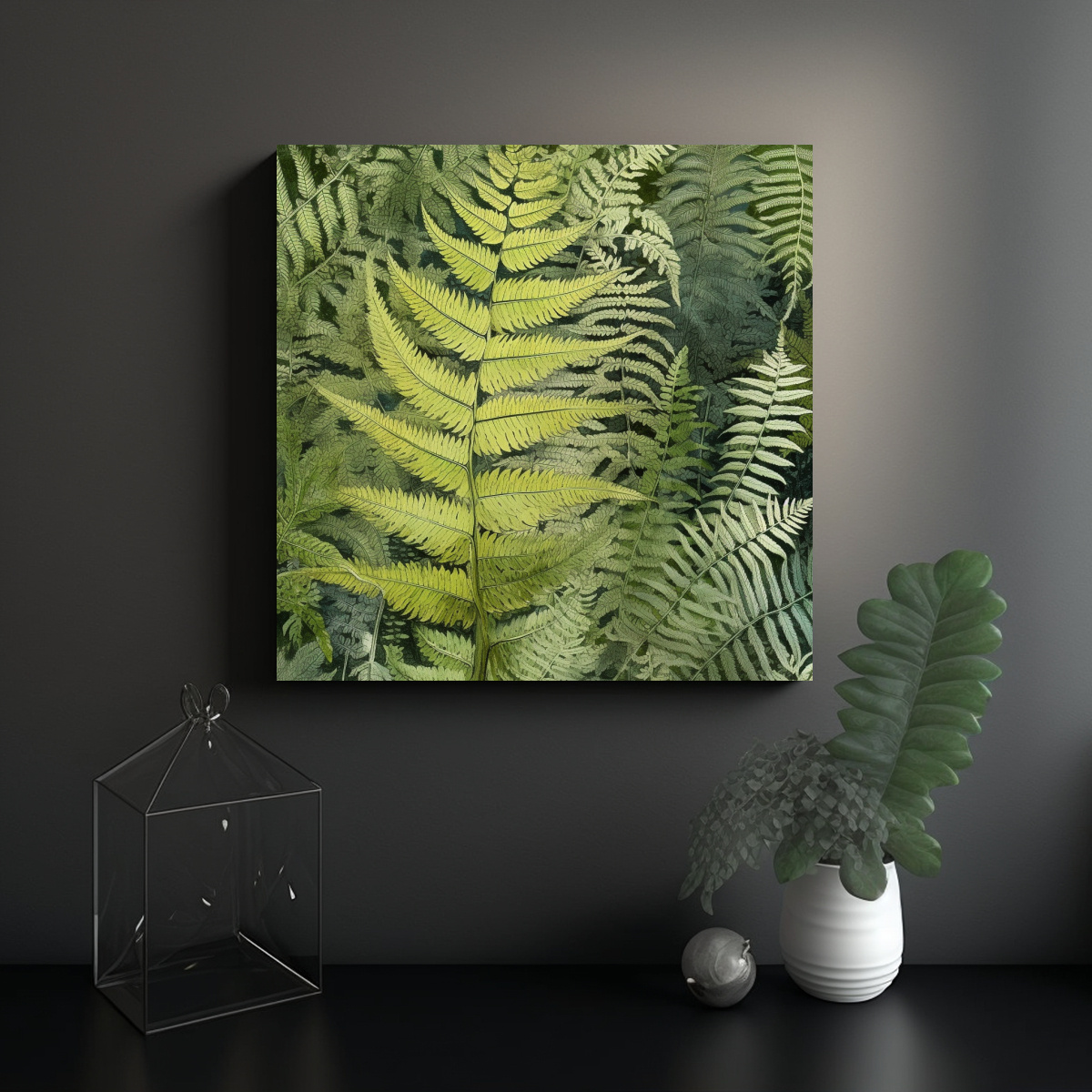 ARTE PINTADO A MANO EN ESTILO GALERÍA: CUADROS 80X80 CM - 2