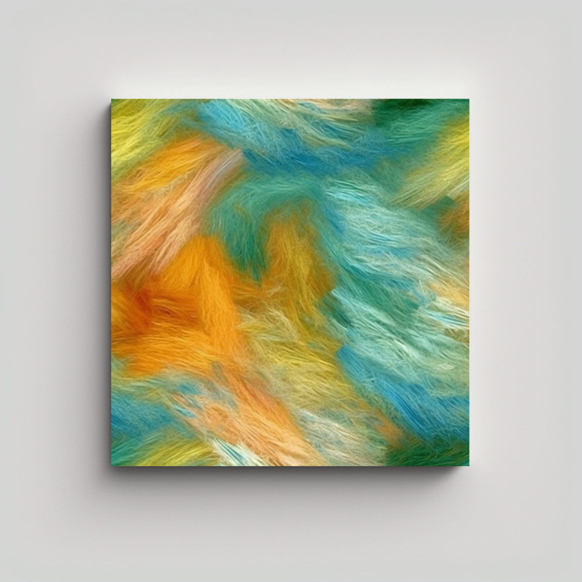 CUADROS DECORATIVOS EN TELA DE FRANELA, DISEÑO 40X40 CM - 1
