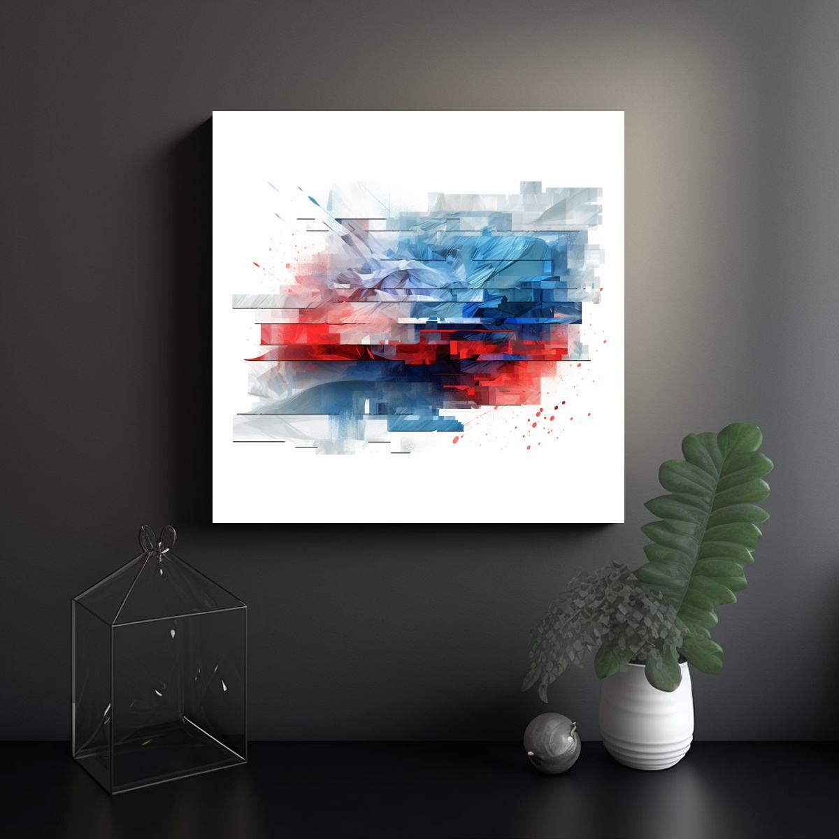 PINTURAS DECORATIVAS DE CONCEPTO ALEGRE EN 90X90 CM - 2