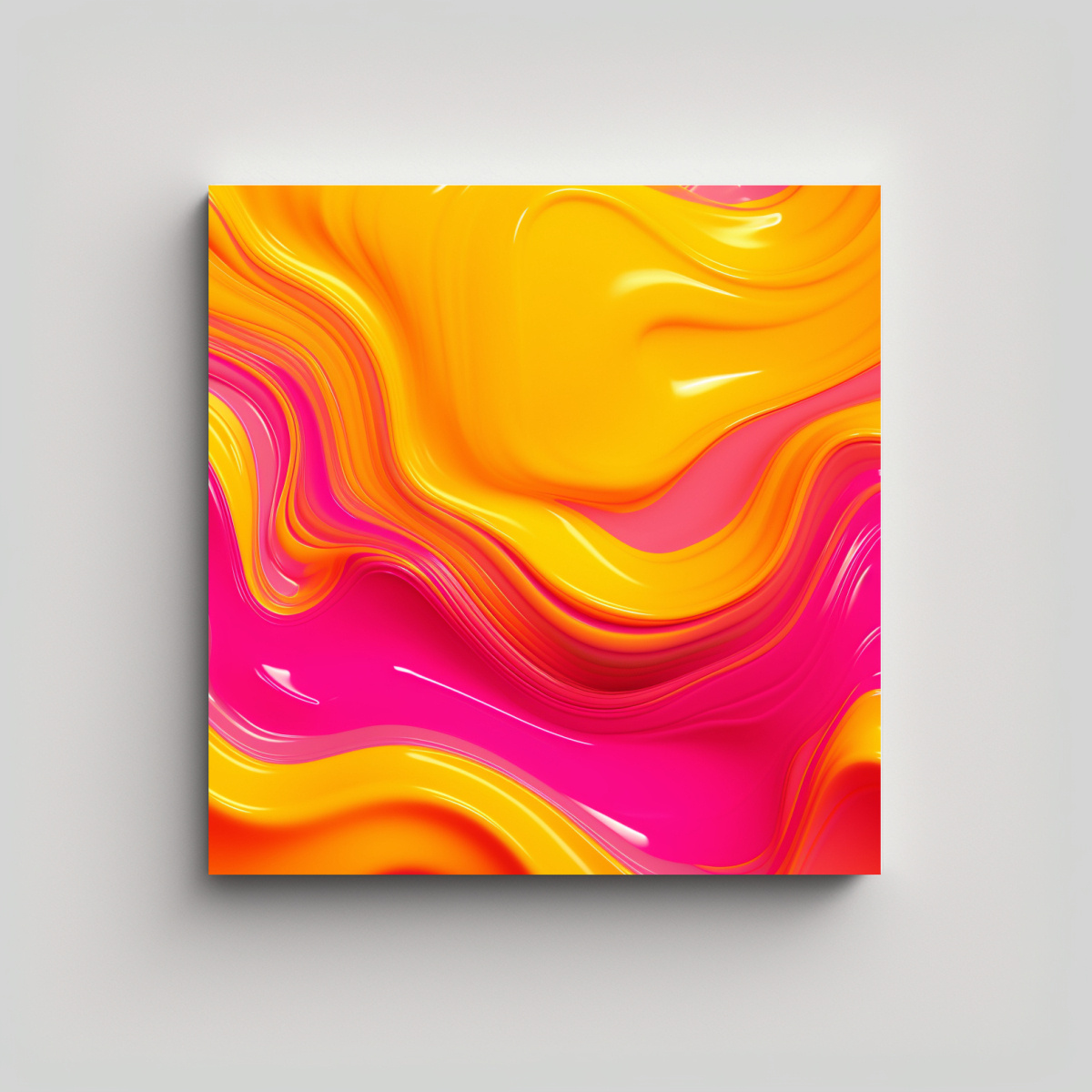PINTURAS DE DECORACIÓN CON TEXTURA DE PLÁSTICO 40X40 CM - 1