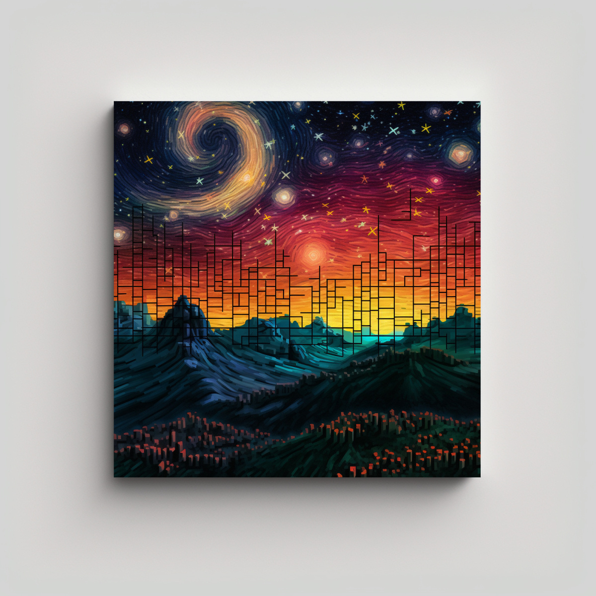 FOTOGRAFÍA DE PARED: A VECES LAS ESTRELLAS NO SE 20X20 CM - 1
