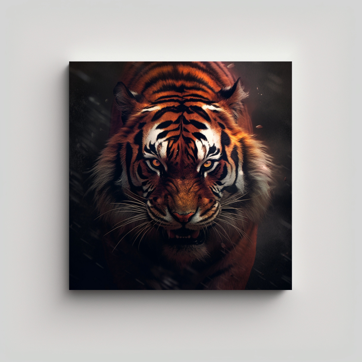 PINTURAS DE TIGRE ENIGMÁTICO PARA DECORACIÓN 50X50 CM - 1
