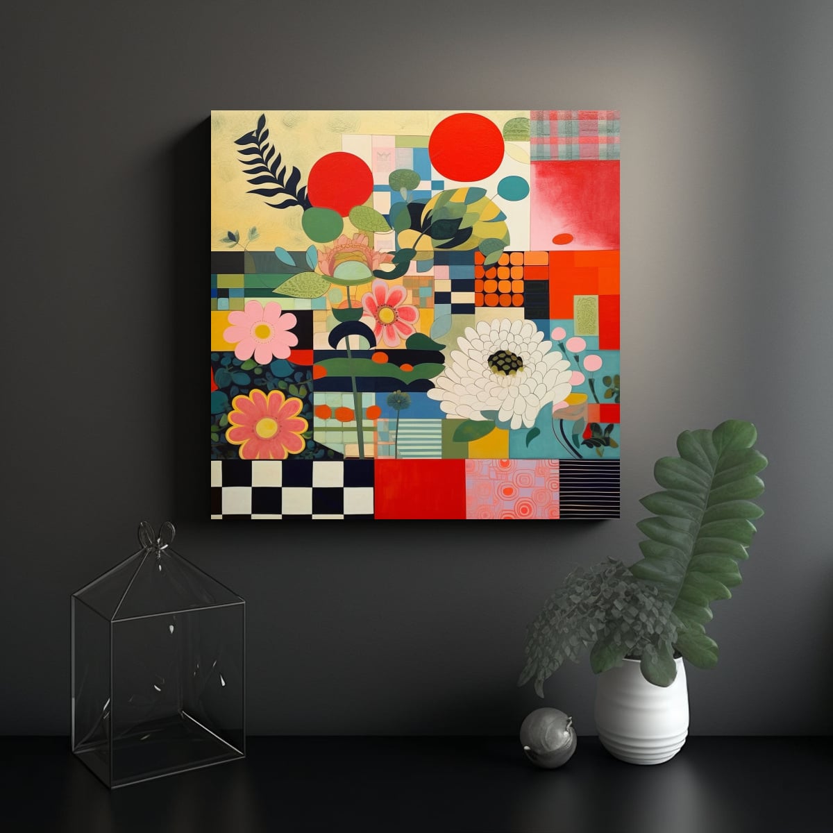 CUADROS DECORATIVOS EXPRESAN DETALLES INTRINCADOS 70X70 CM - 2