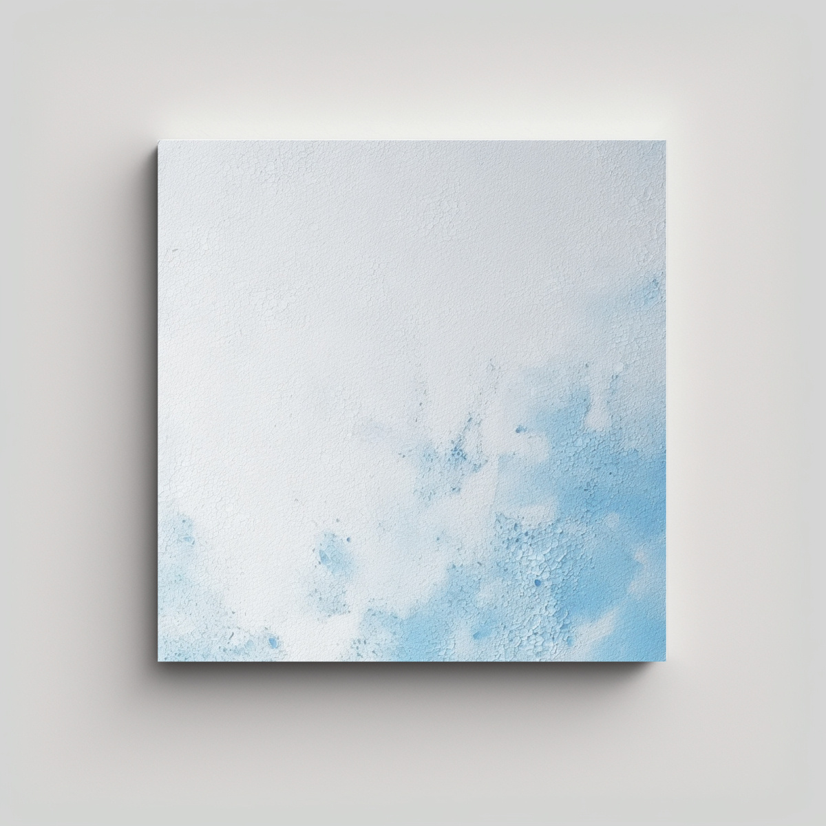 CUADRO IMPRESO ESTRELLADOS AZUL CLARO TEXTURA Y 40X40 CM - 1