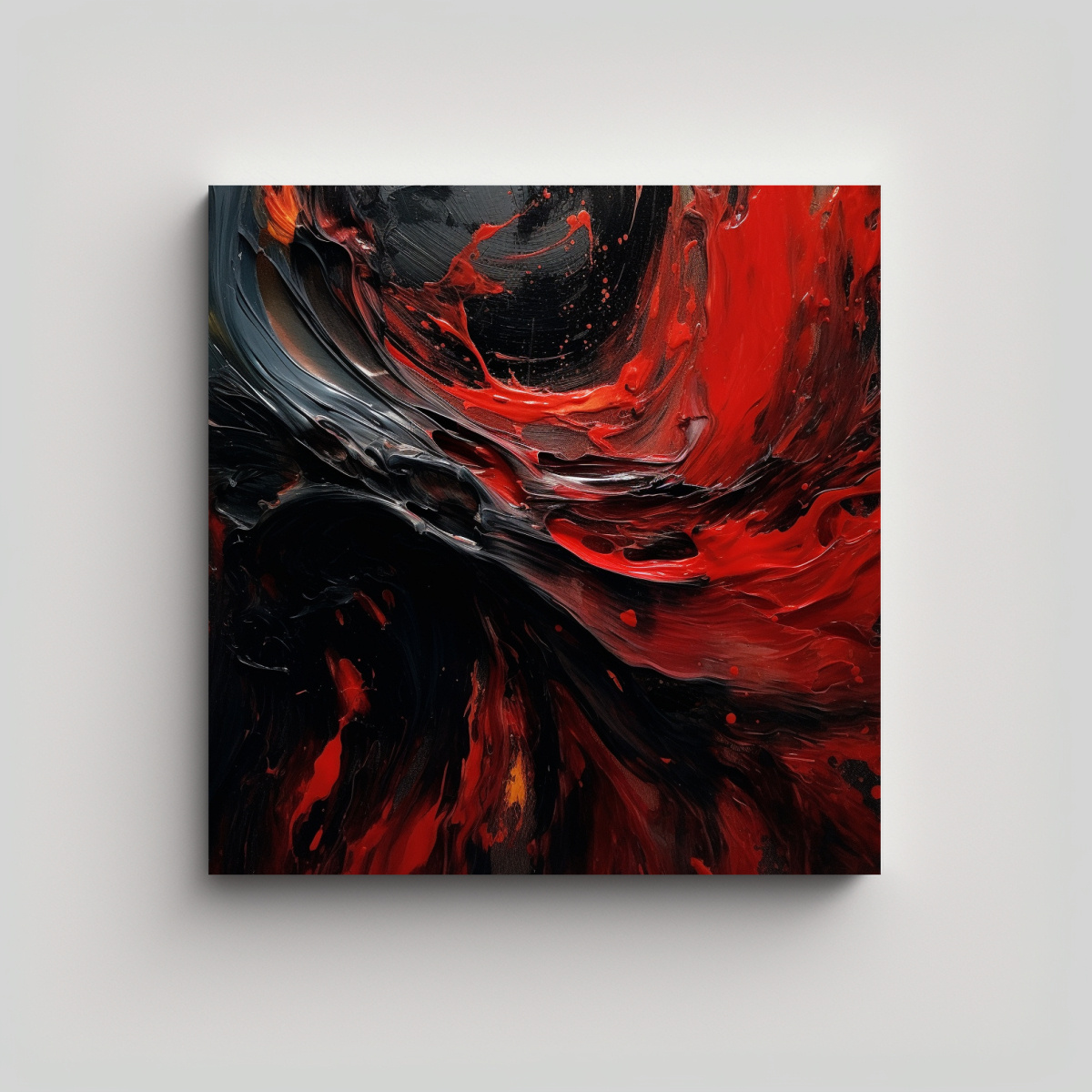 CUADRO EN BASTIDOR DE ARTE: AMOR PERDIDO, 20X20 CM - 1
