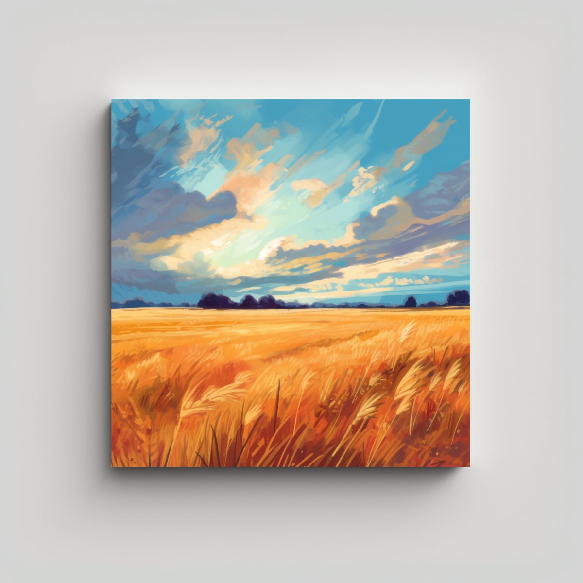 PINTURAS DE DECORACIÓN CON ESTILO DE PINTURA 80X80 CM - 1